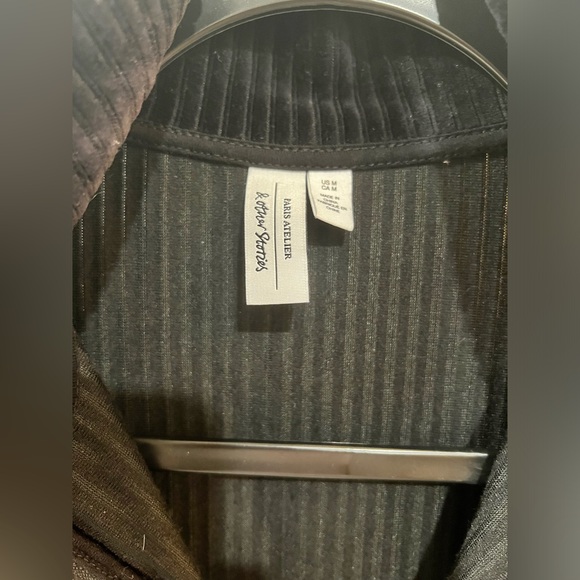 & other stories zip collar velour mini dress EUC - medium - Picture 4 of 8